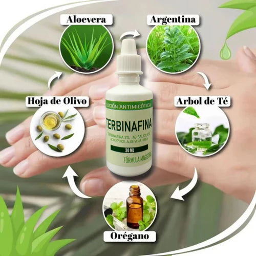 GOTAS DE TERBINAFINA| QUITA HONGOS