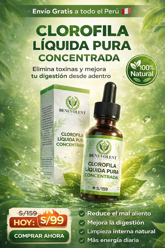 CLOROFILA LIQUIDA - CONCENTRADO PURO