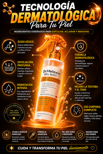Dr. Melaxin Peel Shot - Exfoliante Corporal