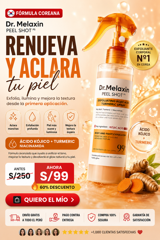 Dr. Melaxin Peel Shot - Exfoliante Corporal