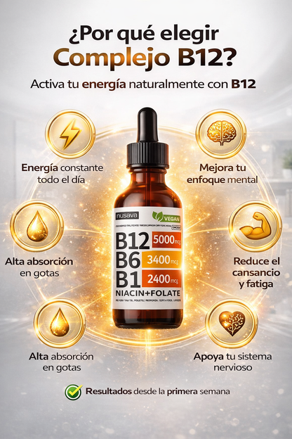 COMPLEJO B12 - GOTAS ENERGÍA Y VITALIDAD