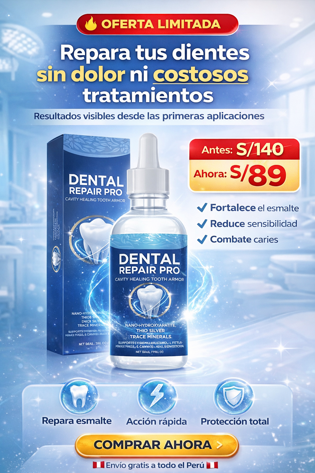 🦷 DENTAL - CAVITY HEALING TOOHT ARMOR
