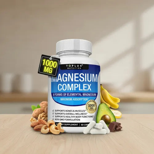 MAGNESIUM COMPLEX 8 formas de magnesio elemental, 90 capsulas